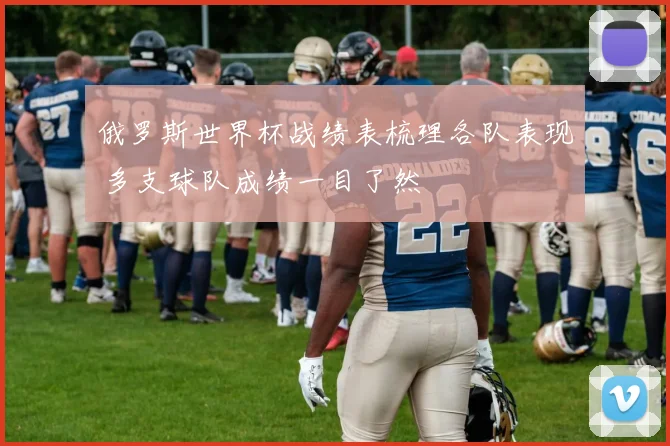 俄罗斯世界杯战绩表梳理各队表现 多支球队成绩一目了然