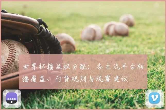 世界杯播放权分配：各主流平台转播覆盖、付费规则与观赛建议